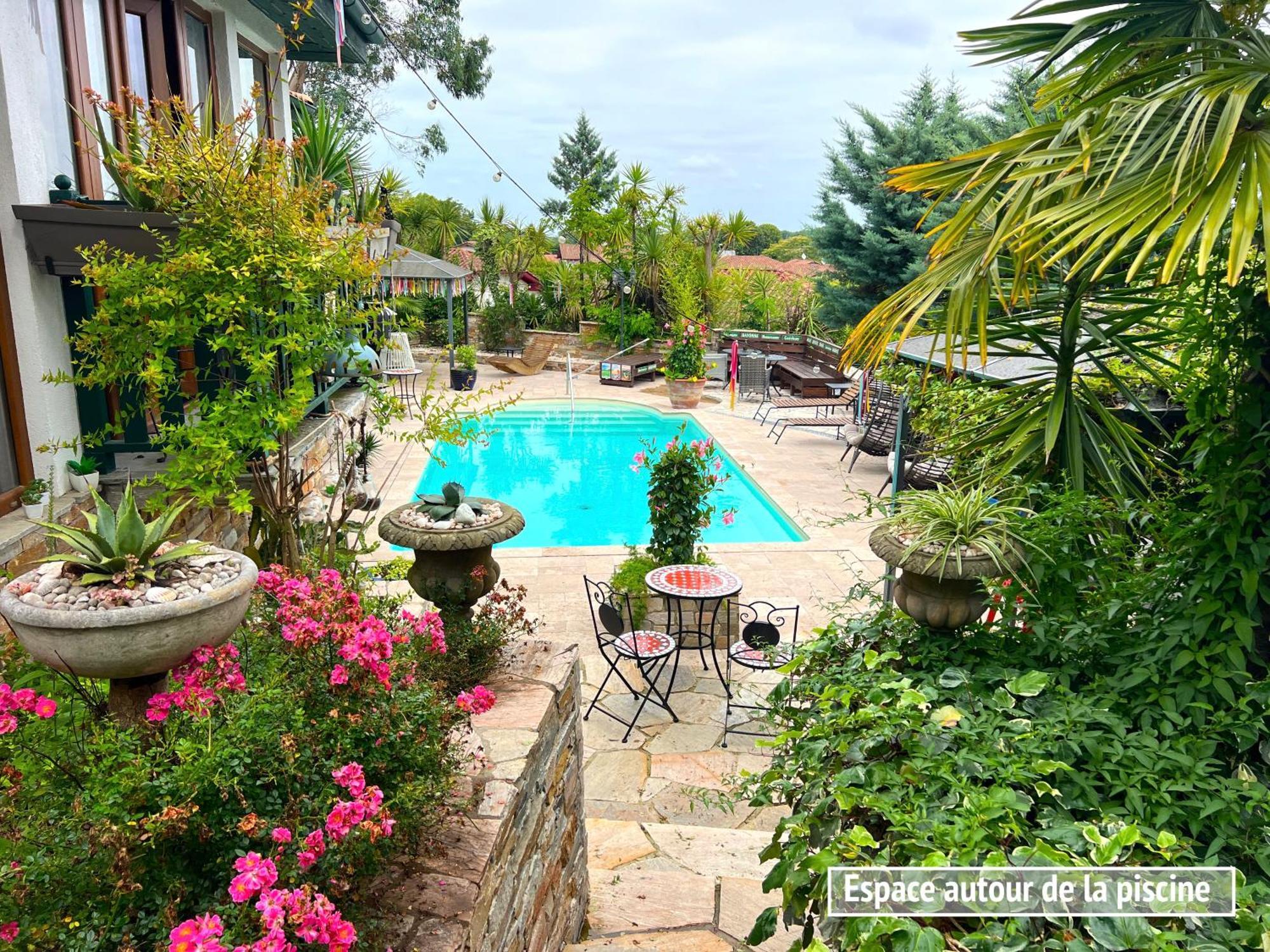 Villa Merkel - 27 Pers - 11 Chambr - 10 Wc - Piscine Anglet Kültér fotó